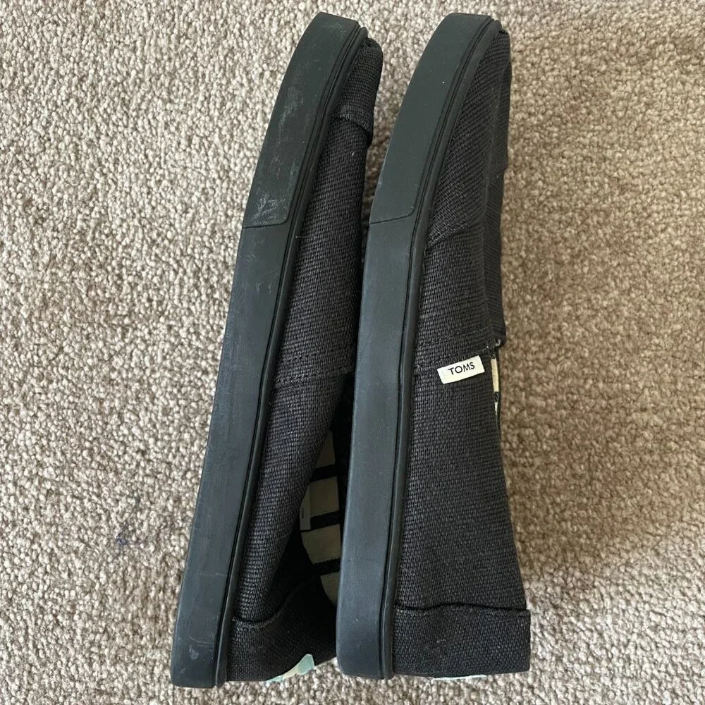 TOMS NWOT Alpargata Cupsole Slip-On Shoes in black - Picture 4 of 11